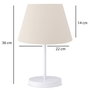 Opviq Lámpara de mesa AYD-3121 Crema